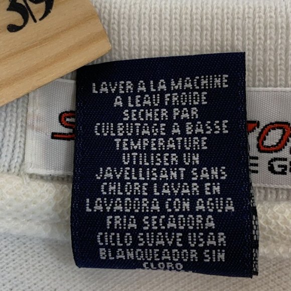 Vintage KIDDE Nascar Speed Zone Race Gear Polo Mens Shirt XL Red White PPIR - Picture 8 of 8